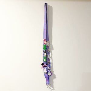 Tinkerbell Pin Trading Lanyard with Pins & Limited Release Lilo & Stitch Key
